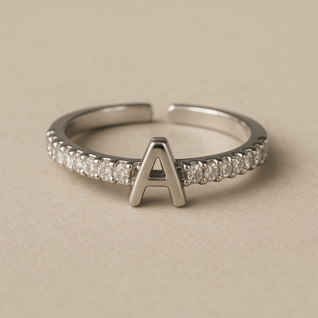 Signature 'A' Open Band Adjustable Ring