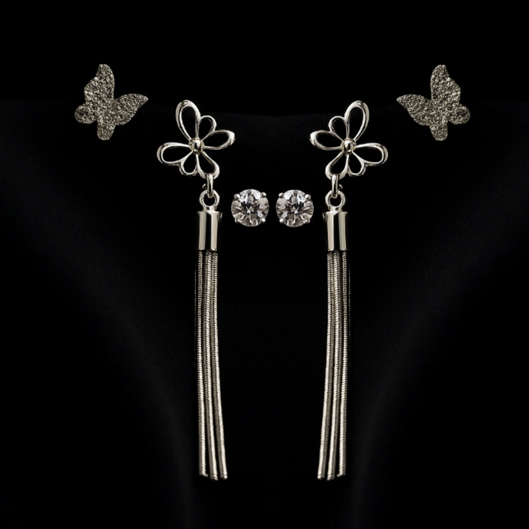 Butterfly Bloom Earring Set